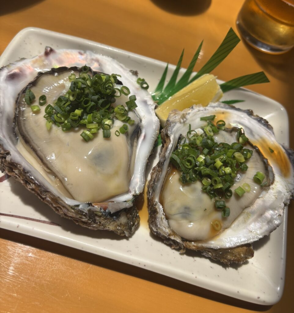 浜茶屋 向島の生牡蠣

